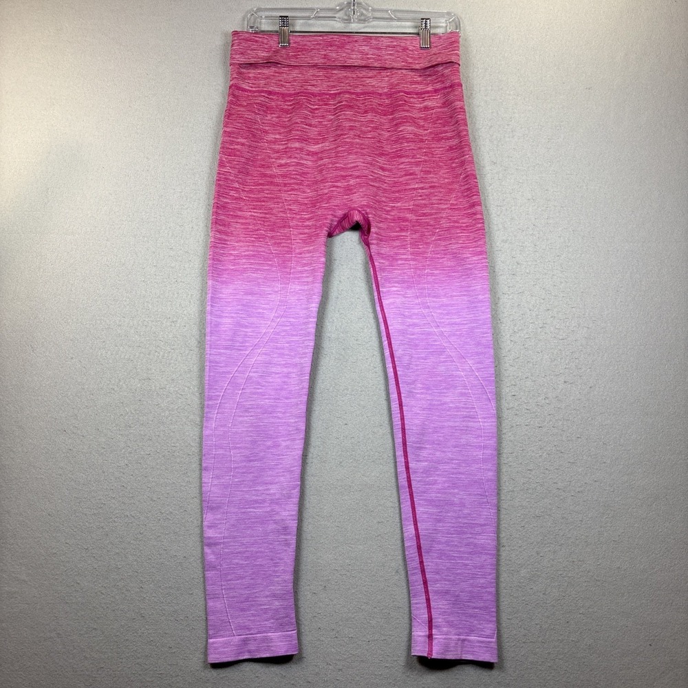 YELETE LEG WEAR Women's Leggings Size Large Pink